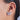 Silver Butterfly Zircon Studs